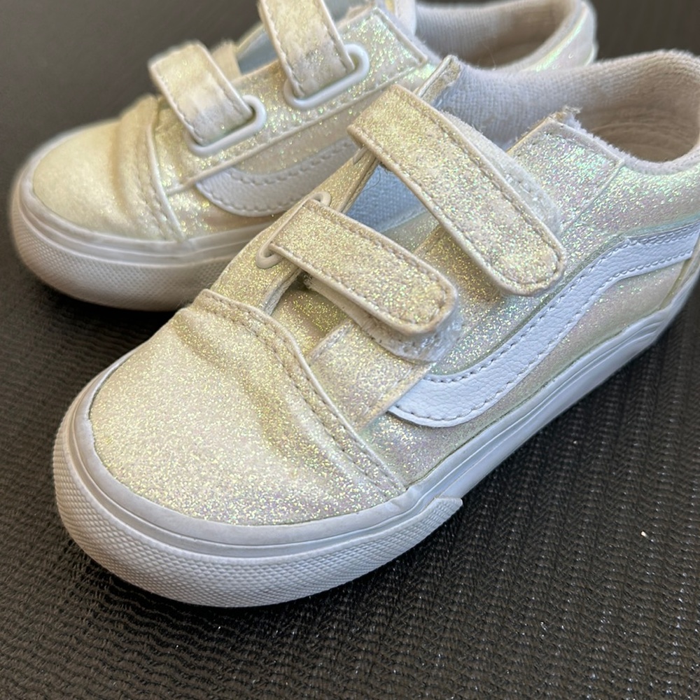 Toddler Girls Vans Sparkle COLOR CHANGE in sun!